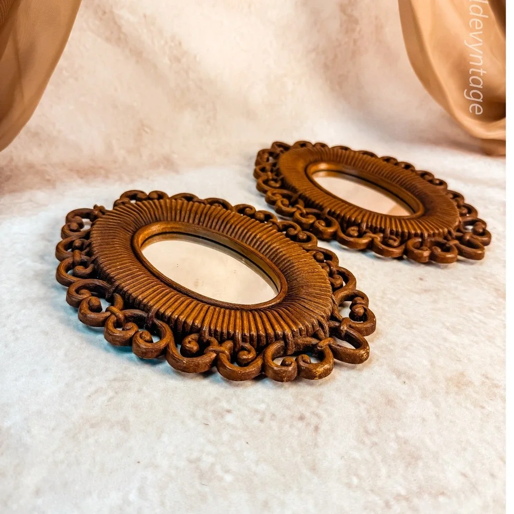 Pair of Dart Wall Mirrors